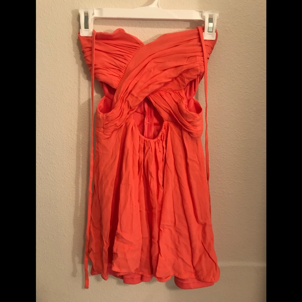 Halter mini dress